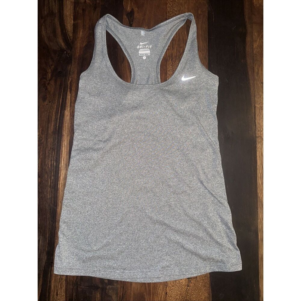 Nike Nike Pro Racerback Tank Top – Women’s Small – Gray – Gym Yoga Activewear